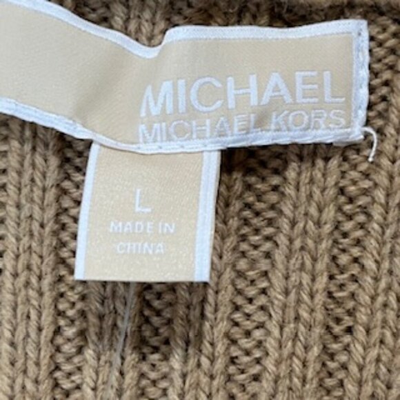 NEW Michael Kors Faux Fur And Sweater Knit Vest Zip Front Women’s‎ Sz Large NWT - Picture 6 of 14